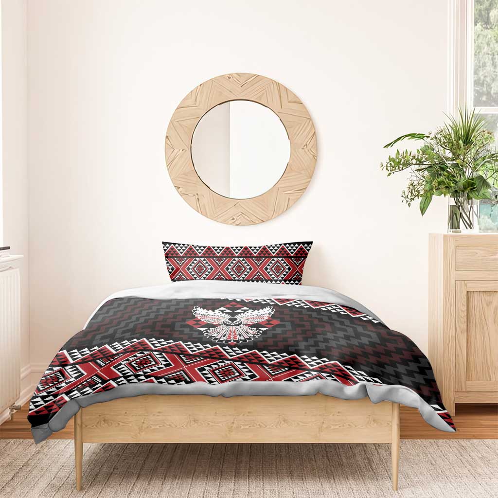Taniko Aotearoa Bedding Set Poutama Mix Piwakawaka - Ver02