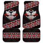 Taniko Aotearoa Car Mats Poutama Mix Piwakawaka - Ver02