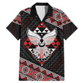 Taniko Aotearoa Family Matching Mermaid Dress and Hawaiian Shirt Poutama Mix Piwakawaka - Ver02