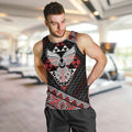 Taniko Aotearoa Men Tank Top Poutama Mix Piwakawaka - Ver02