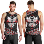 Taniko Aotearoa Men Tank Top Poutama Mix Piwakawaka - Ver02