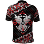Taniko Aotearoa Polo Shirt Poutama Mix Piwakawaka - Ver02
