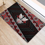 Taniko Aotearoa Rubber Doormat Poutama Mix Piwakawaka - Ver02