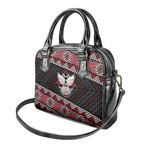 Taniko Aotearoa Shoulder Handbag Poutama Mix Piwakawaka - Ver02