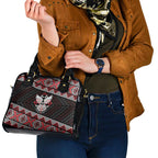 Taniko Aotearoa Shoulder Handbag Poutama Mix Piwakawaka - Ver02