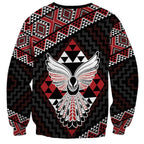 Taniko Aotearoa Sweatshirt Poutama Mix Piwakawaka - Ver02