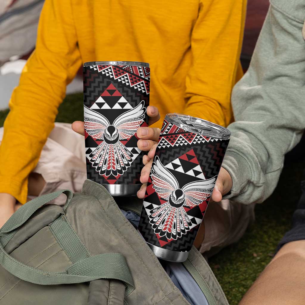 Taniko Aotearoa Tumbler Cup Poutama Mix Piwakawaka - Ver02