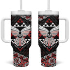 Taniko Aotearoa Tumbler With Handle Poutama Mix Piwakawaka - Ver02
