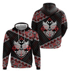 Taniko Aotearoa Zip Hoodie Poutama Mix Piwakawaka - Ver02