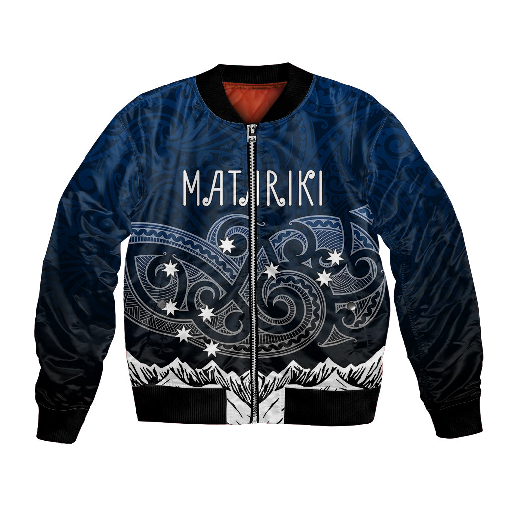 peronsalised-new-zealand-bomber-jacket-matariki-maori-patterns-gradient
