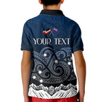 peronsalised-new-zealand-kid-polo-shirt-matariki-maori-patterns-gradient