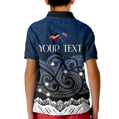 peronsalised-new-zealand-kid-polo-shirt-matariki-maori-patterns-gradient