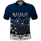 peronsalised-new-zealand-polo-shirt-matariki-maori-patterns-gradient