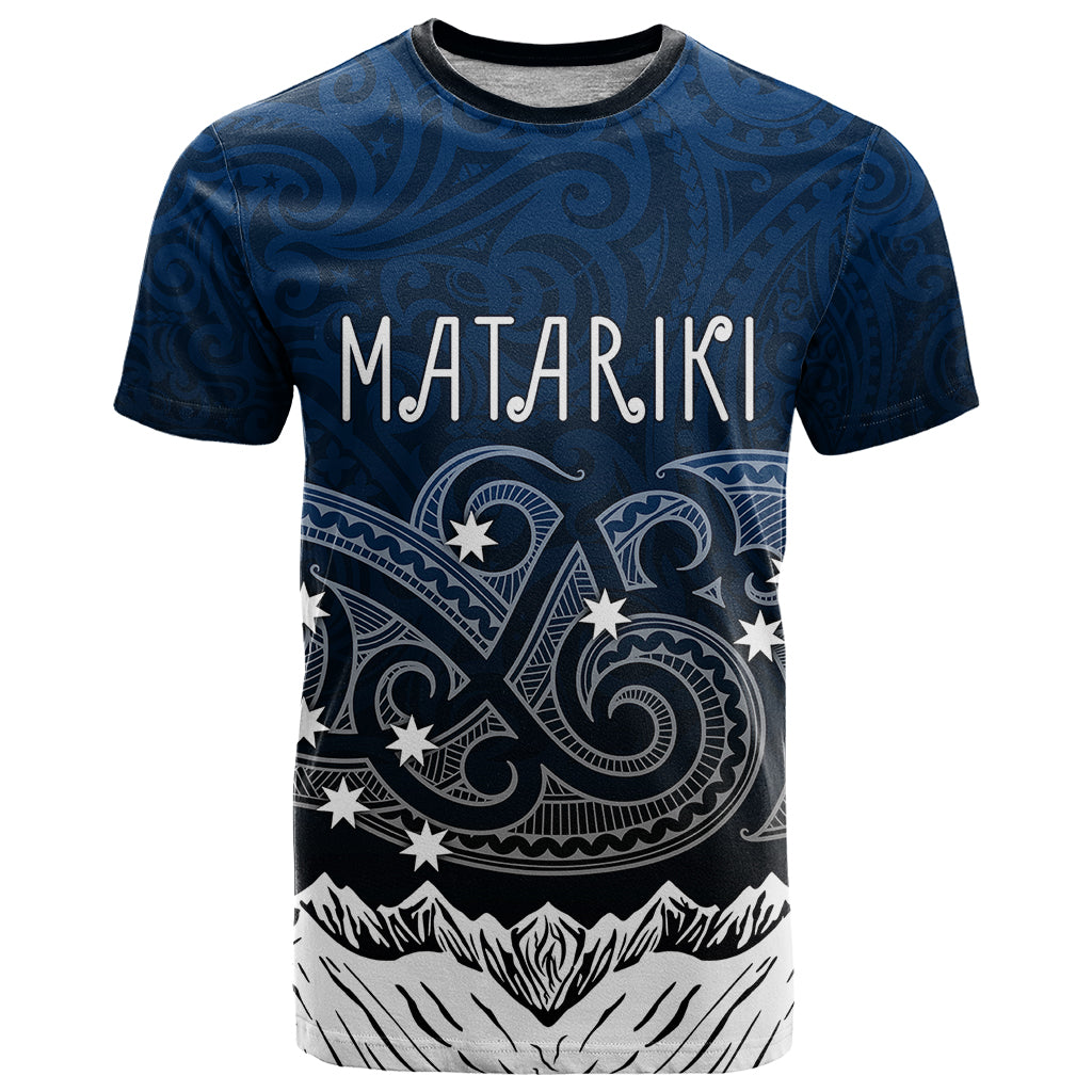 peronsalised-new-zealand-t-shirt-matariki-maori-patterns-gradient