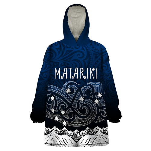 peronsalised-new-zealand-wearable-blanket-hoodie-matariki-maori-patterns-gradient