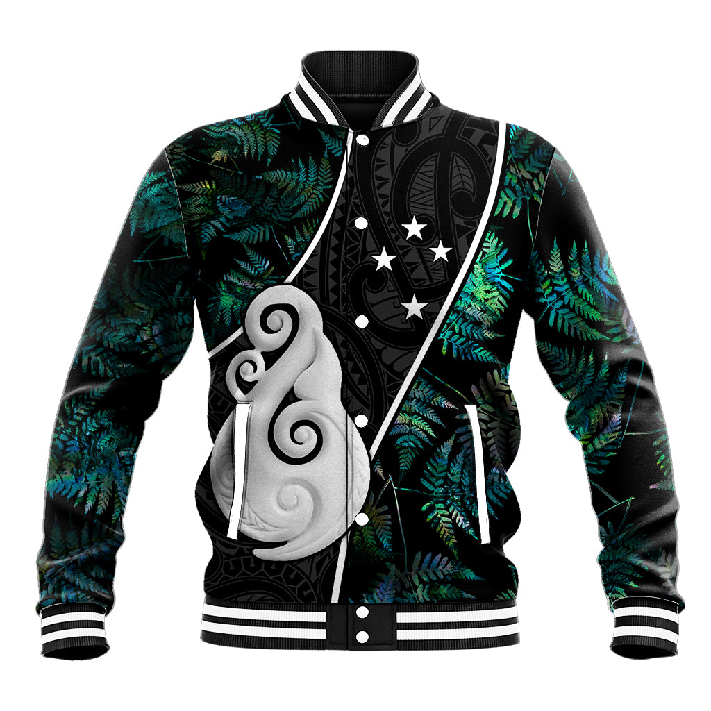 peronsalised-new-zealand-baseball-jacket-paua-shell-maori-manaia-with-silver-ferns