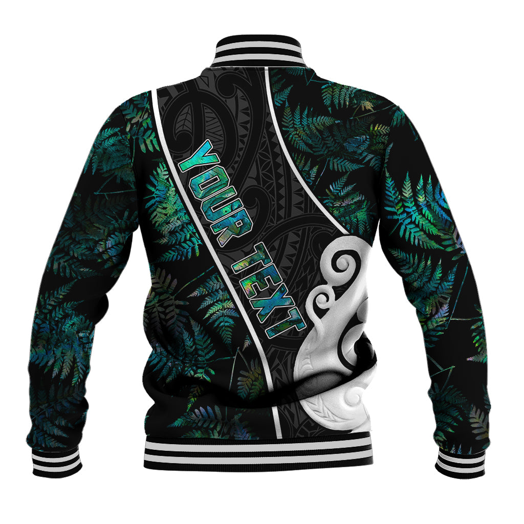 peronsalised-new-zealand-baseball-jacket-paua-shell-maori-manaia-with-silver-ferns