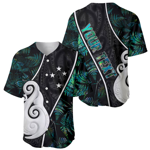 peronsalised-new-zealand-baseball-jersey-paua-shell-maori-manaia-with-silver-ferns