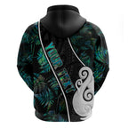 peronsalised-new-zealand-hoodie-paua-shell-maori-manaia-with-silver-ferns