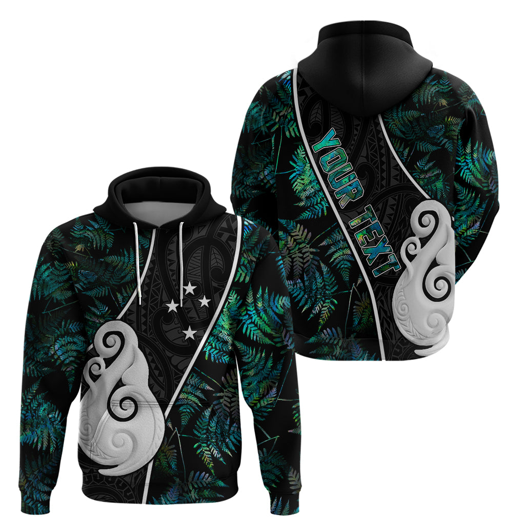 peronsalised-new-zealand-hoodie-paua-shell-maori-manaia-with-silver-ferns