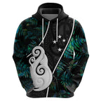peronsalised-new-zealand-hoodie-paua-shell-maori-manaia-with-silver-ferns