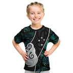 peronsalised-new-zealand-kid-t-shirt-paua-shell-maori-manaia-with-silver-ferns