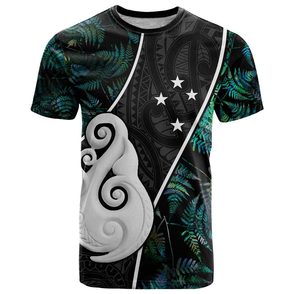peronsalised-new-zealand-t-shirt-paua-shell-maori-manaia-with-silver-ferns