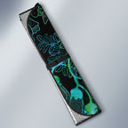 Aotearoa Maori Mahuru Auto Sun Shade Spring Time - Paua Shell Green