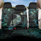 Aotearoa Maori Mahuru Back Car Seat Cover Spring Time - Paua Shell Green