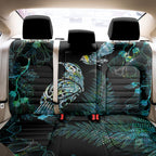 Aotearoa Maori Mahuru Back Car Seat Cover Spring Time - Paua Shell Green