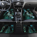 Aotearoa Maori Mahuru Car Mats Spring Time - Paua Shell Green