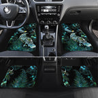 Aotearoa Maori Mahuru Car Mats Spring Time - Paua Shell Green