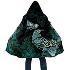 Aotearoa Maori Mahuru Cloak Spring Time - Paua Shell Green
