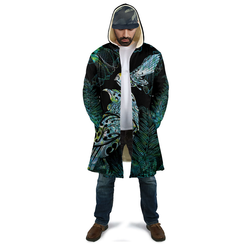 Aotearoa Maori Mahuru Cloak Spring Time - Paua Shell Green