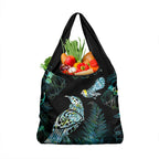 Aotearoa Maori Mahuru Grocery Bag Spring Time - Paua Shell Green