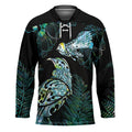 Aotearoa Maori Mahuru Hockey Jersey Spring Time - Paua Shell Green