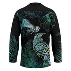 Aotearoa Maori Mahuru Hockey Jersey Spring Time - Paua Shell Green
