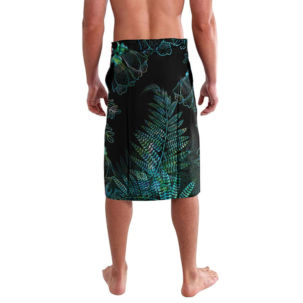 Aotearoa Maori Mahuru Lavalava Spring Time - Paua Shell Green
