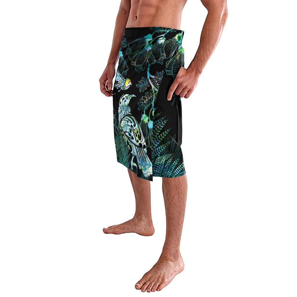 Aotearoa Maori Mahuru Lavalava Spring Time - Paua Shell Green