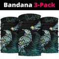 Aotearoa Maori Mahuru Neck Gaiter Spring Time - Paua Shell Green
