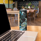 Aotearoa Maori Mahuru Skinny Tumbler Spring Time - Paua Shell Green