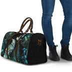 Aotearoa Maori Mahuru Travel Bag Spring Time - Paua Shell Green