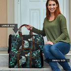 Aotearoa Maori Mahuru Travel Bag Spring Time - Paua Shell Green