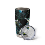 Aotearoa Maori Mahuru Tumbler Cup Spring Time - Paua Shell Green