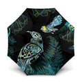 Aotearoa Maori Mahuru Umbrella Spring Time - Paua Shell Green