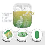 Aotearoa Maori Mahuru Tui With Pikawakawa AirPods Case Spring Time