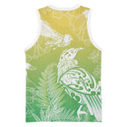 Aotearoa Maori Mahuru Tui With Pikawakawa Basketball Jersey Spring Time