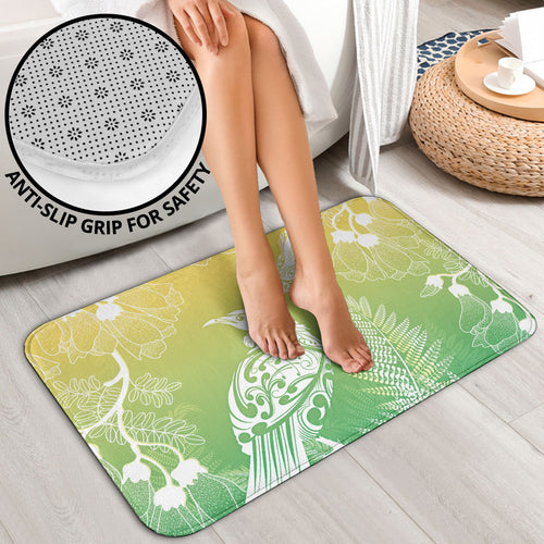 Aotearoa Maori Mahuru Tui With Pikawakawa Bathroom Set Spring Time