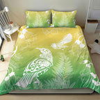 Aotearoa Maori Mahuru Tui With Pikawakawa Bedding Set Spring Time