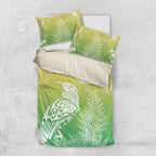 Aotearoa Maori Mahuru Tui With Pikawakawa Bedding Set Spring Time